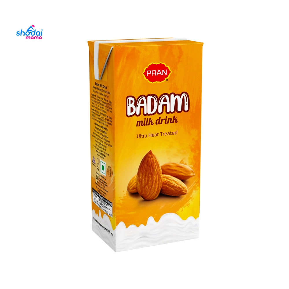 Pran Badam Milk Drink UHT 200ml